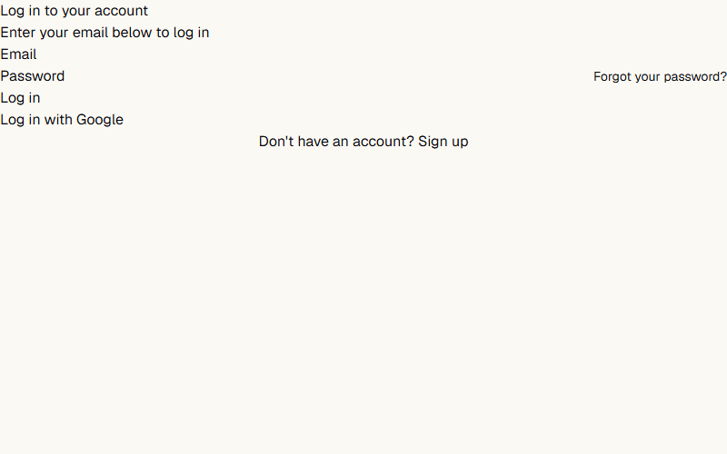 Simple Login Form