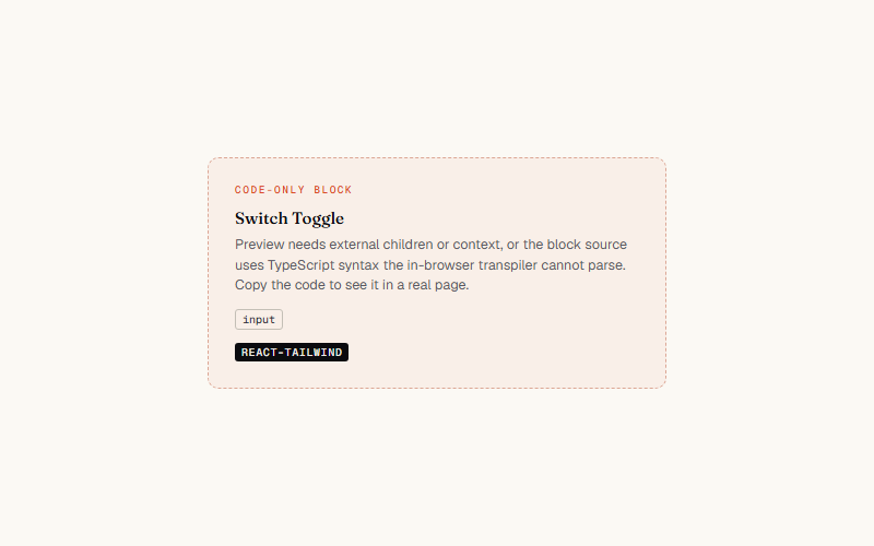 Switch Toggle