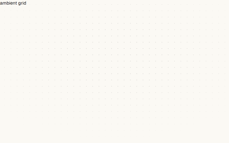Drifting dot grid