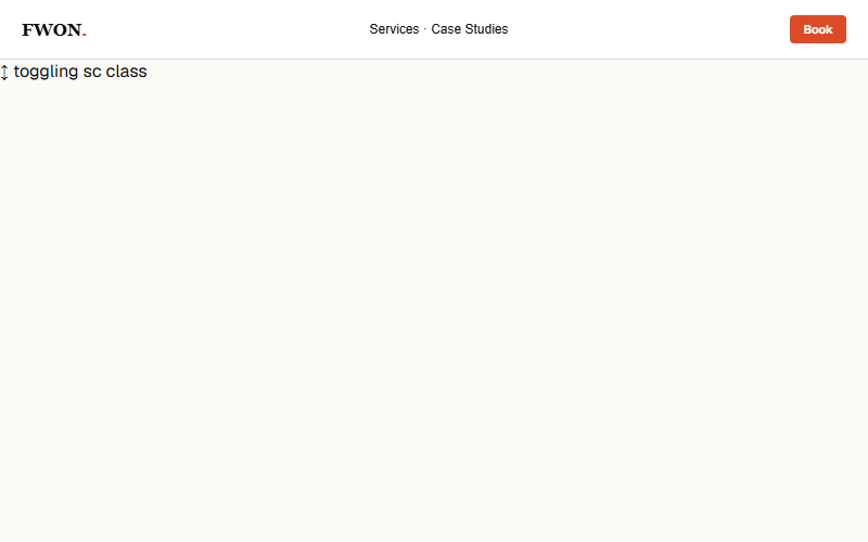 Sticky nav shrink