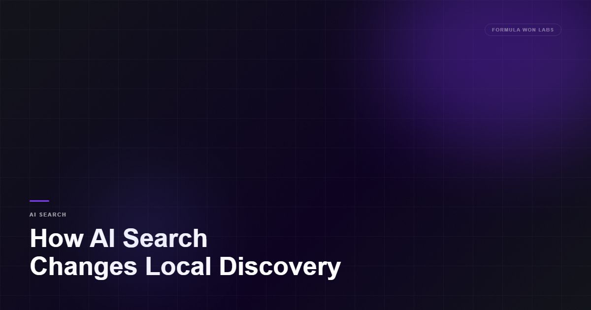 How AI Search Is Changing Local Business Discovery