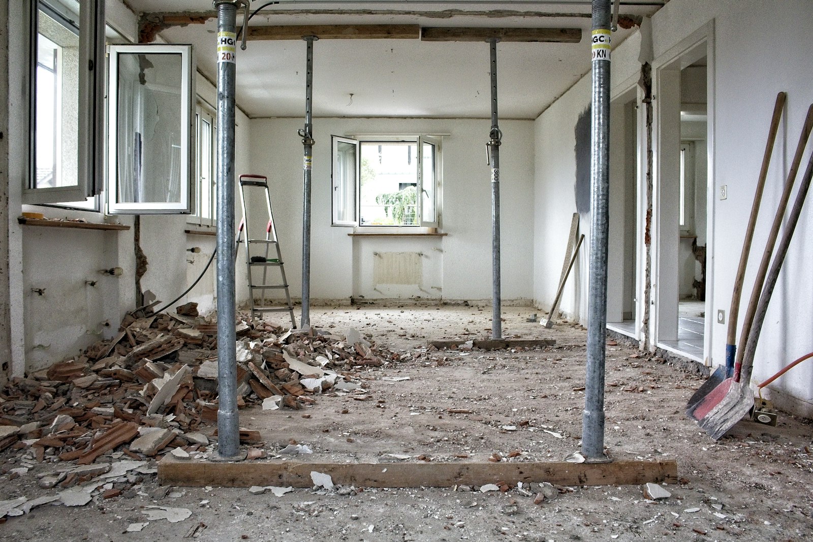 Post-renovation dust removal, Lake Oswego