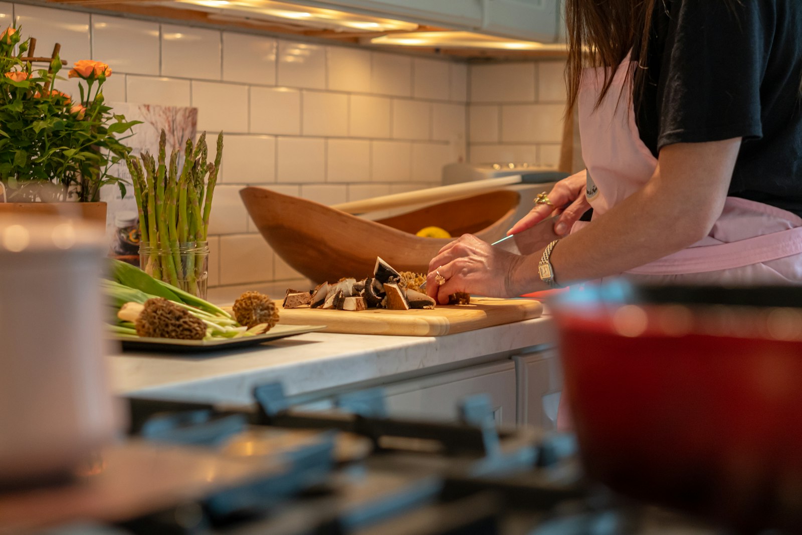 Cooking with what the season gives us, not what's convenient