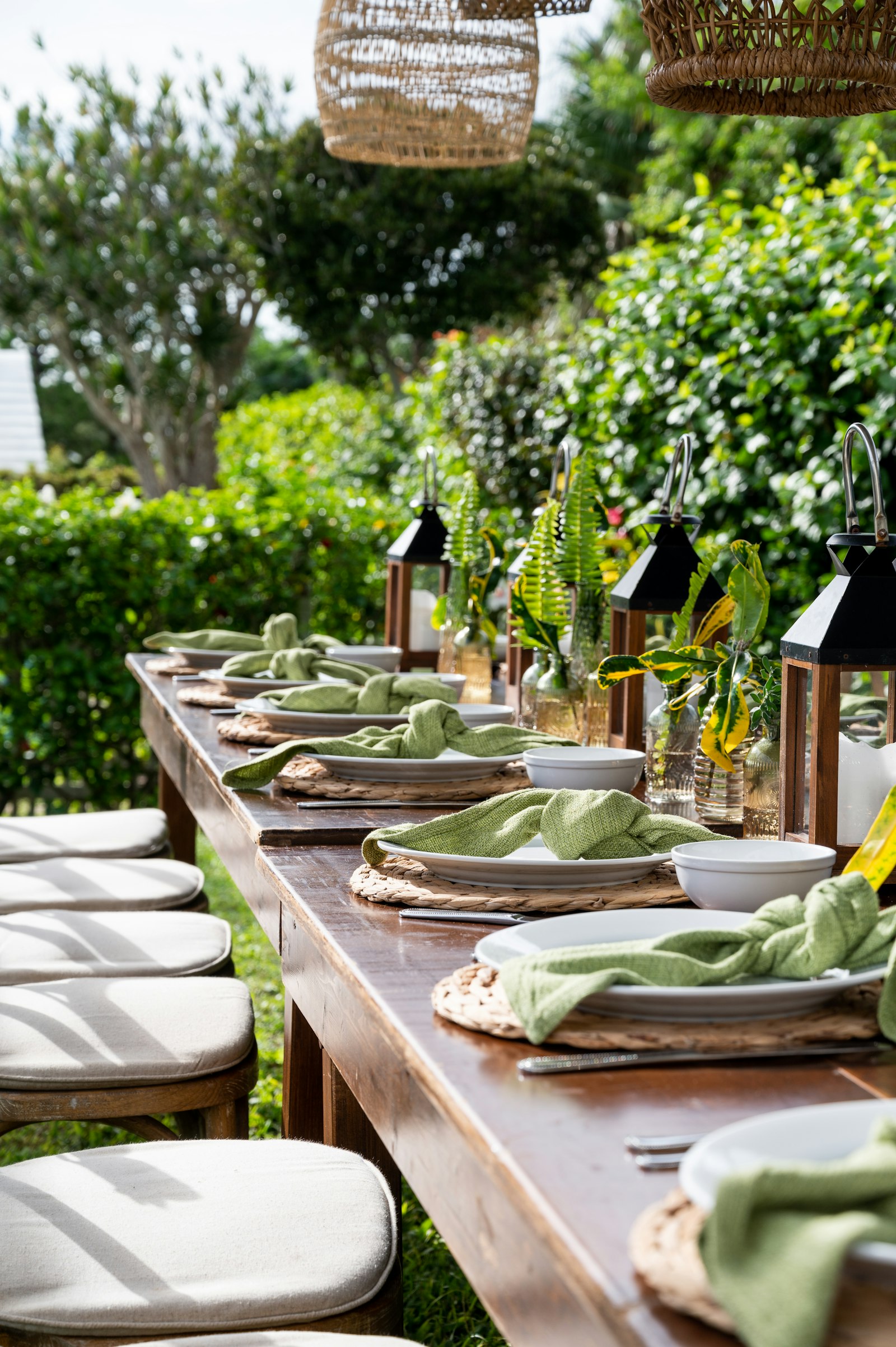 Garden lunch, June