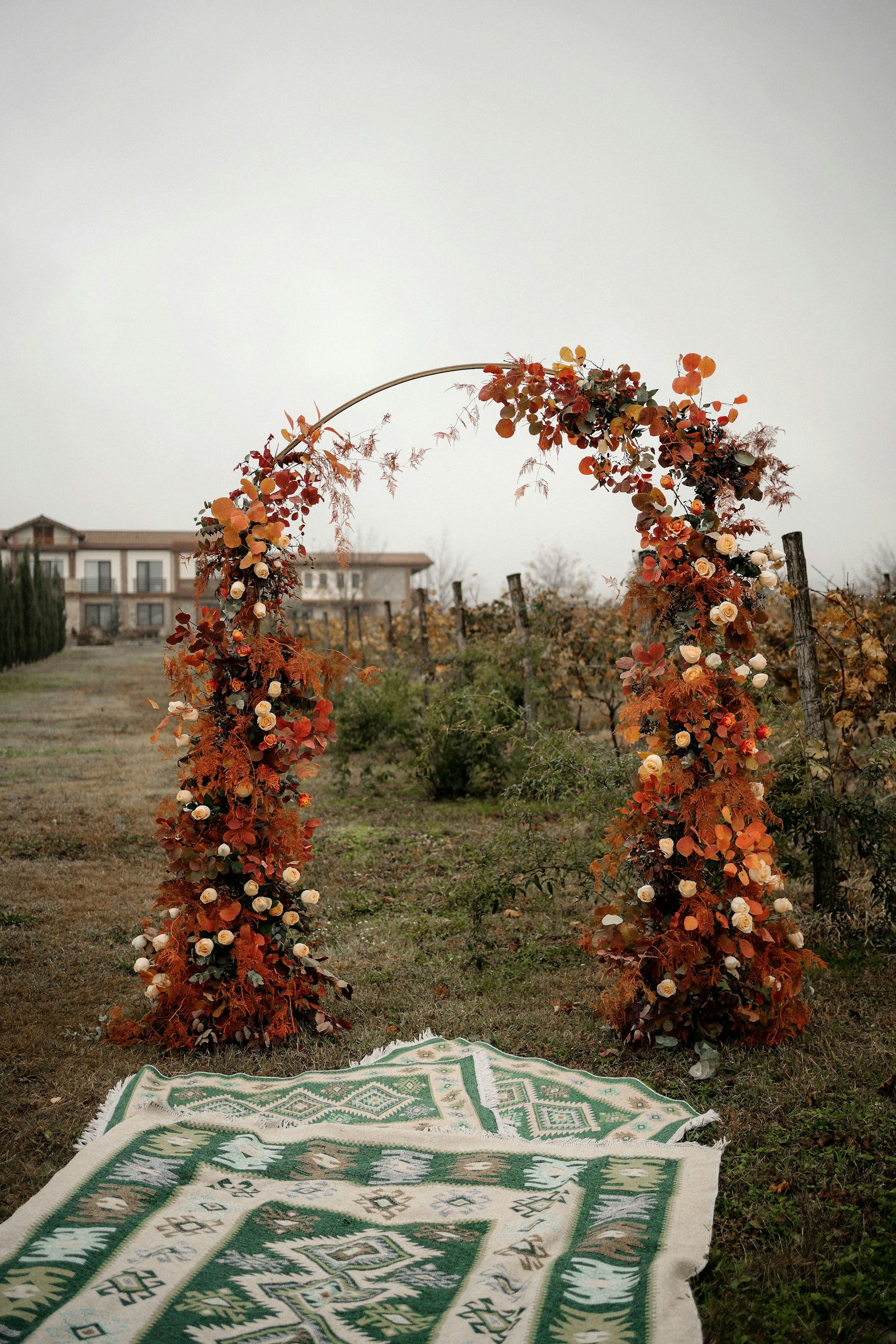 Couple portrait, Catskills farm