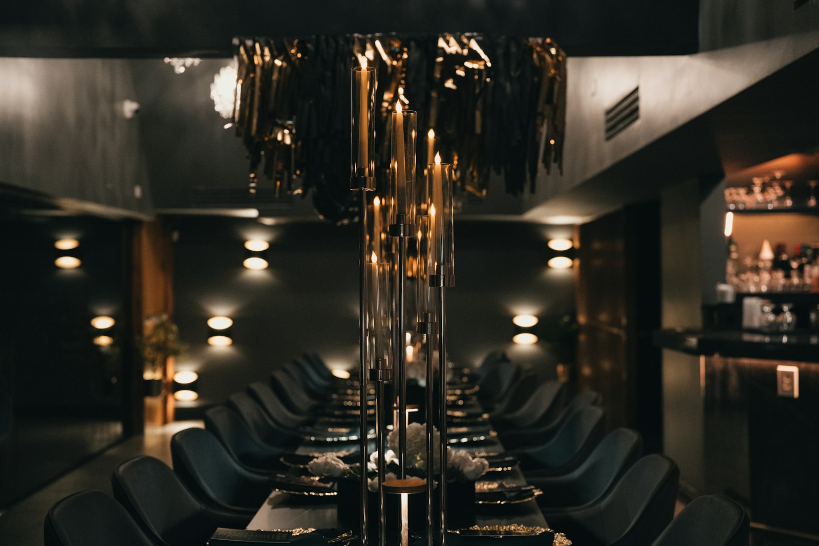 The dining room
